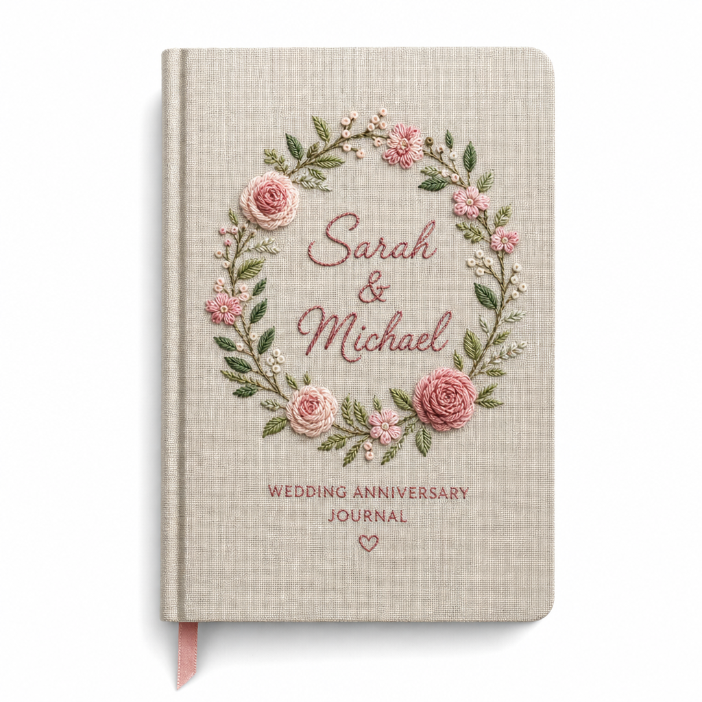 Notebook A5 Bìa Thêu
