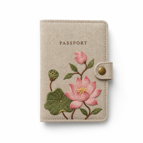 Passport Cover Thêu